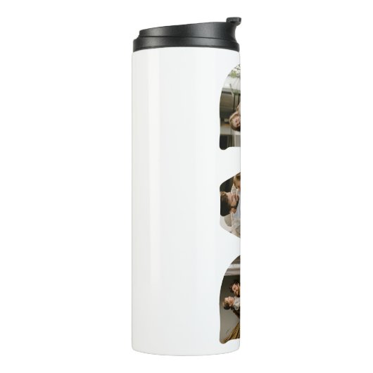 Bouteilles Isothermes DAD Lettre photo Collage Fête des pères (Tourné sur la gauche)