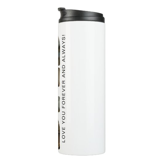 Bouteilles Isothermes DAD Lettre photo Collage Fête des pères (Tourné sur la droite)