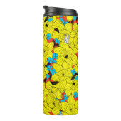 Bouteilles Isothermes Daffodiques motif floral printanier (Tourné sur la droite)