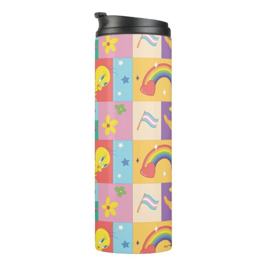 Bouteilles Isothermes DAFFY DUCK™ & TWEETY™ - Pride Pattern (Tourné sur la droite)