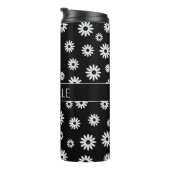 Bouteilles Isothermes Daisées BW personnalisées (Tourné sur la droite)