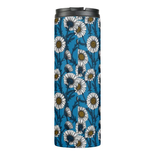 Bouteilles Isothermes Daisies on blue (Dos)