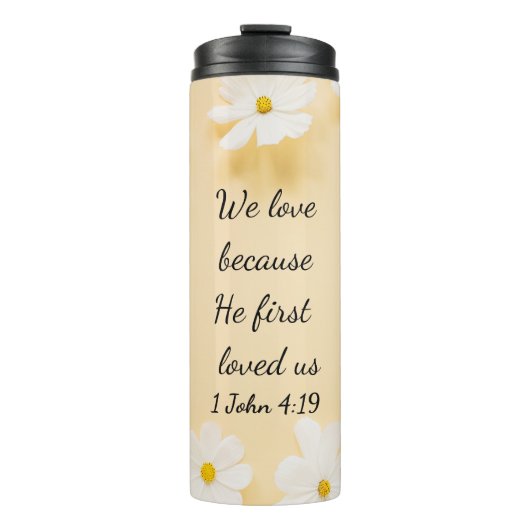 Bouteilles Isothermes Daisy Bible Verse (Devant)