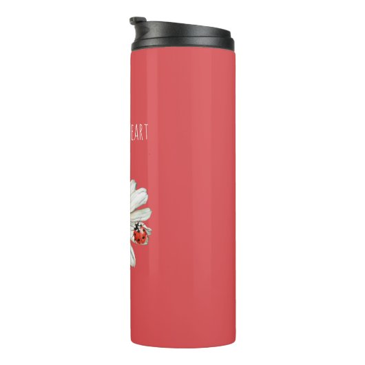 Bouteilles Isothermes Daisy Flower Ladybug (Tourné sur la droite)