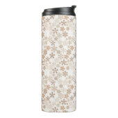Bouteilles Isothermes Daisy Flowers Beige Floral Aesthetic Ditsy Tan INT (Tourné sur la gauche)