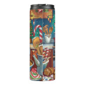 Bouteilles Isothermes Dalmatie : Noël festif (Dos)