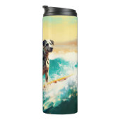 Bouteilles Isothermes Dalmation Plage Surf Peinture (Tourné sur la droite)