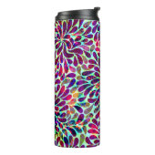 Bouteilles Isothermes Damas coloré décoratif (Tourné sur la gauche)