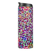 Bouteilles Isothermes Damas coloré décoratif (Tourné sur la droite)