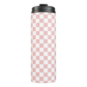 Bouteilles Isothermes Damier Rose Bébé Vintage