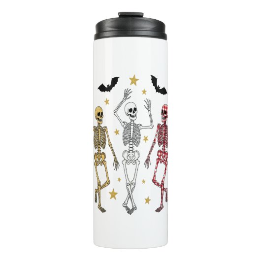 Bouteilles Isothermes Dancing Skeleton Halloween (Devant)