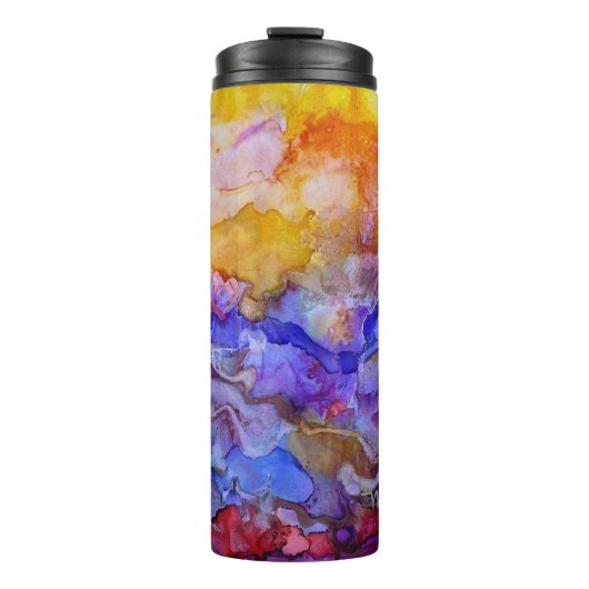 Bouteilles Isothermes Dancing World Dreamscape Abstrait Art Thermal Mug (Devant)