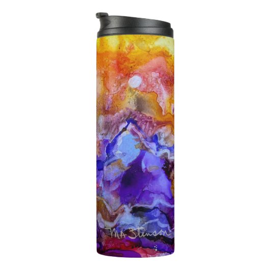 Bouteilles Isothermes Dancing World Dreamscape Abstrait Art Thermal Mug (Tourné sur la droite)