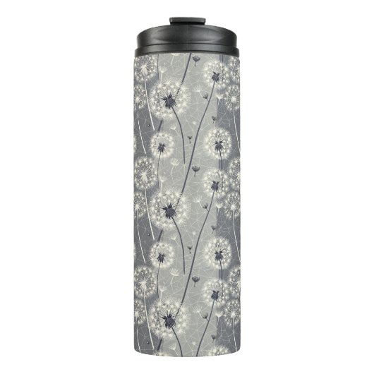 Bouteilles Isothermes Dandelion monochrome moderne (Devant)