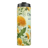 Bouteilles Isothermes Dandelion Tea Design Art AI (Devant)
