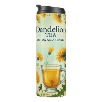 Bouteilles Isothermes Dandelion Tea Design Art AI