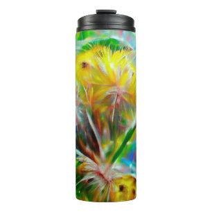 Bouteilles Isothermes Dandelions Ethereal dans Neon Dreamscape