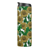 Bouteilles Isothermes Dandelions sur un cancre thermique blanc (Tourné sur la droite)