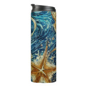 Bouteilles Isothermes Dans le bleu profond (Tourné sur la droite)