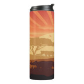 Bouteilles Isothermes Dans Le Safari (Tourné sur la gauche)