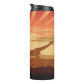 Bouteilles Isothermes Dans Le Safari (Tourné sur la droite)