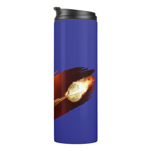 Bouteilles Isothermes Darts - with Flaming Dart image - Personalize (Tourné sur la droite)