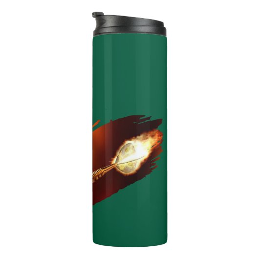 Bouteilles Isothermes Darts - with Flaming Dart image - Personalize (Tourné sur la droite)