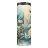 Bouteilles Isothermes Dauphins Ornés Succulent Floral (Dos)