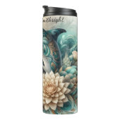 Bouteilles Isothermes Dauphins Ornés Succulent Floral (Tourné sur la droite)