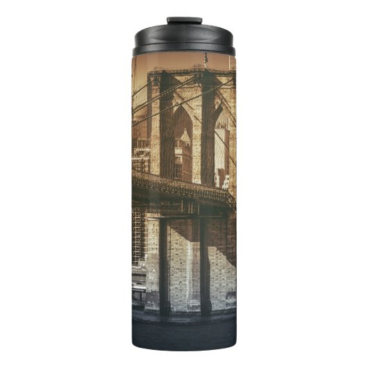 Bouteilles Isothermes "De Brooklyn à Manhattan" nom personnalisé tumbler (Devant)