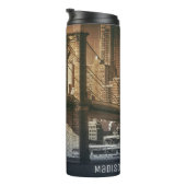 Bouteilles Isothermes "De Brooklyn à Manhattan" nom personnalisé tumbler (Tourné sur la droite)