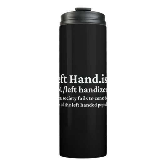 Bouteilles Isothermes de Left Hander (Devant)