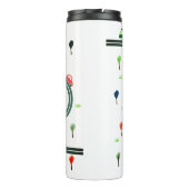 Bouteilles Isothermes De minuscules voitures voyageant sur la route (Dos)