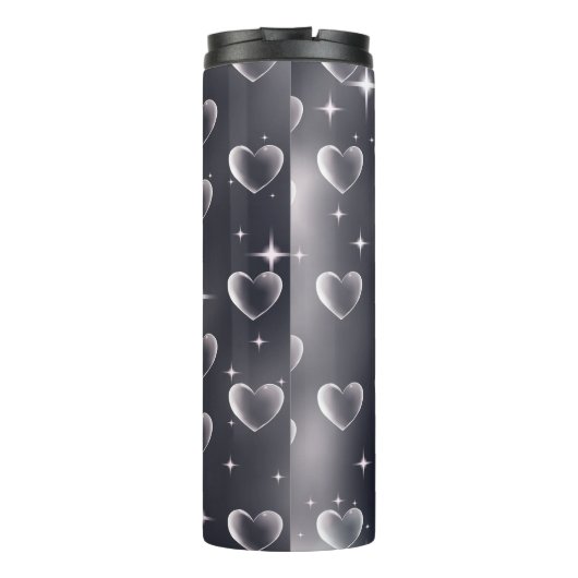 Bouteilles Isothermes Début des années 2000 Black and White Heart Old Sc (Dos)