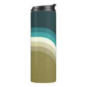 Bouteilles Isothermes Décor à deux arches de style rétro (Tourné sur la gauche)