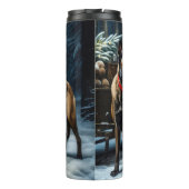 Bouteilles Isothermes Décor de Noël Malinoi Snowy Sleigh (Dos)