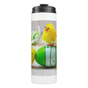 Bouteilles Isothermes Décoration de Pâques - OEufs et poussins de Pâques