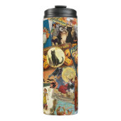 Bouteilles Isothermes Découpage d'Halloween Vintage traditionnel (Devant)