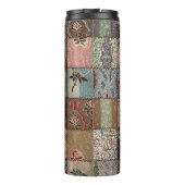 Bouteilles Isothermes Découpe à patchwork, texture 3D. (Dos)