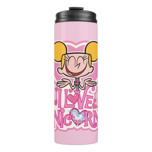 Bouteilles Isothermes Dee Dee - I Love Unicorns (Devant)