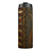 Bouteilles Isothermes Deer American Flag Hunting Lodge (Devant)