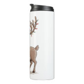 Bouteilles Isothermes Deer Animal Christmas Deer Santa Hat Xmas  (Tourné sur la droite)