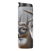 Bouteilles Isothermes Deer d'hiver/Buck art (Tourné sur la droite)
