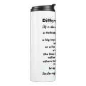 Bouteilles Isothermes Définition de facteur de différence Inspirationnel (Tourné sur la gauche)