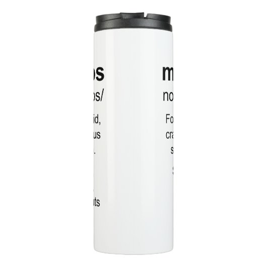 Bouteilles Isothermes définition des méncompoops (Dos)