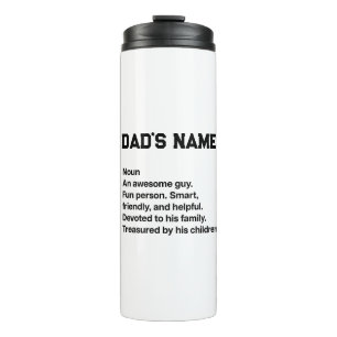 Bouteilles Isothermes Définition personnalisée de Papa Nom personnalisé