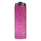 Bouteilles Isothermes Dégradé arc-en-ciel de Parties scintillant hexagon (Devant)