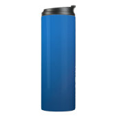 Bouteilles Isothermes Dégradé bleu foncé moderne et texte modifiable min (Tourné sur la gauche)