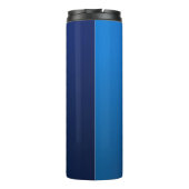Bouteilles Isothermes Dégradé bleu foncé moderne et texte modifiable min (Dos)
