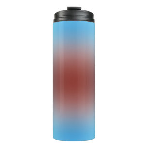 Bouteilles Isothermes dégradé de forme libre sur tumbler thermique